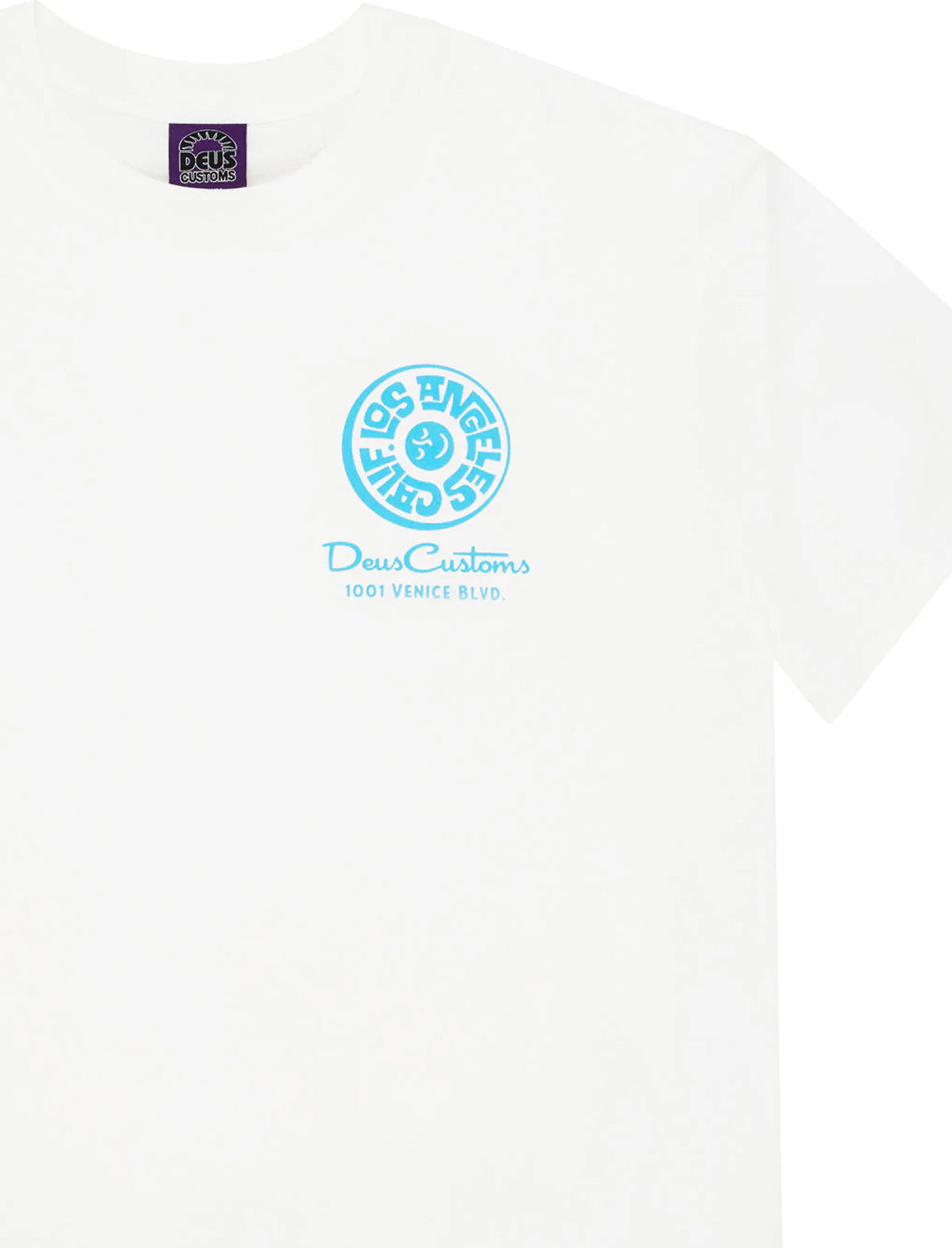 Deus Ex Machina Los Angeles Address T-Shirt Vintage White
