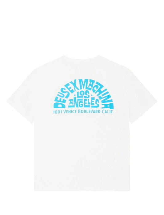 Deus Ex Machina Los Angeles Address T-Shirt Vintage White