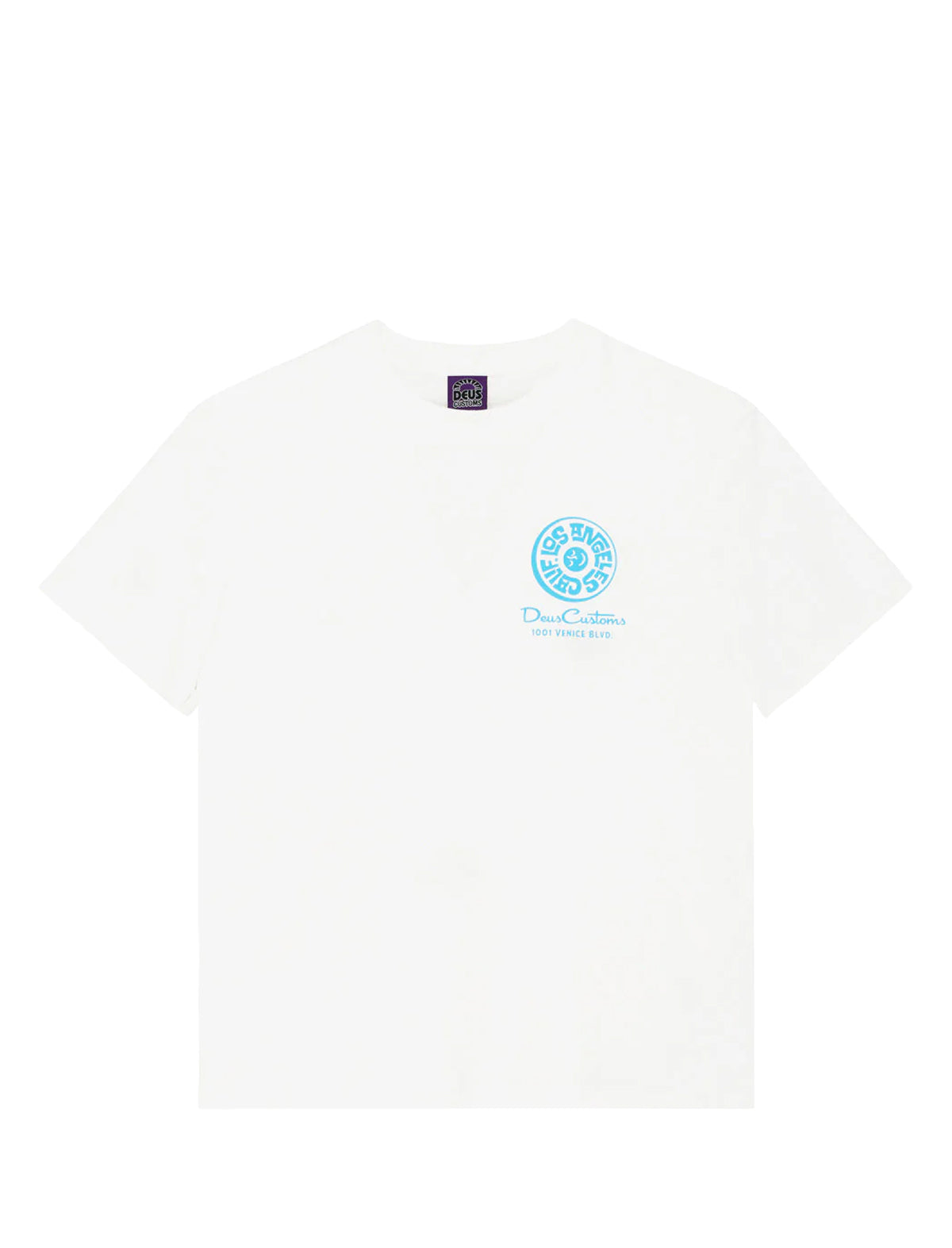 Deus Ex Machina Los Angeles Address T-Shirt Vintage White