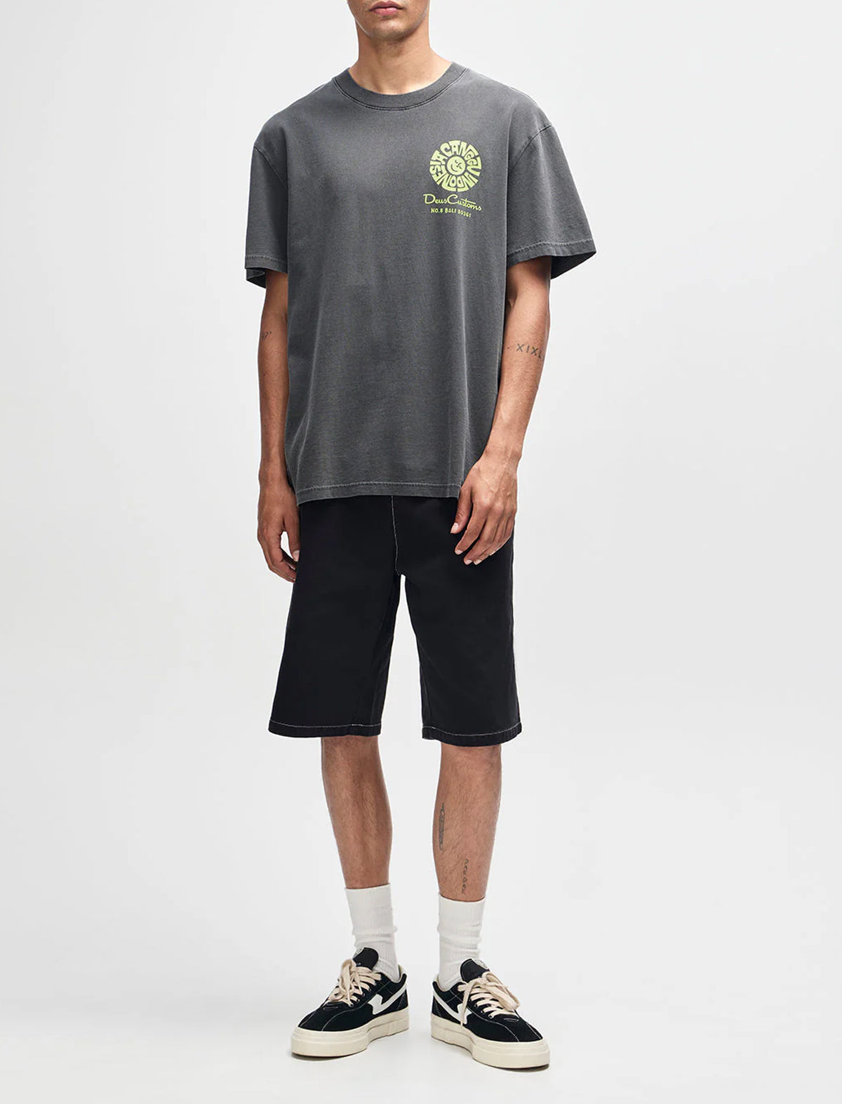 Deus Ex Machina Canggu Address T-Shirt Anthracite