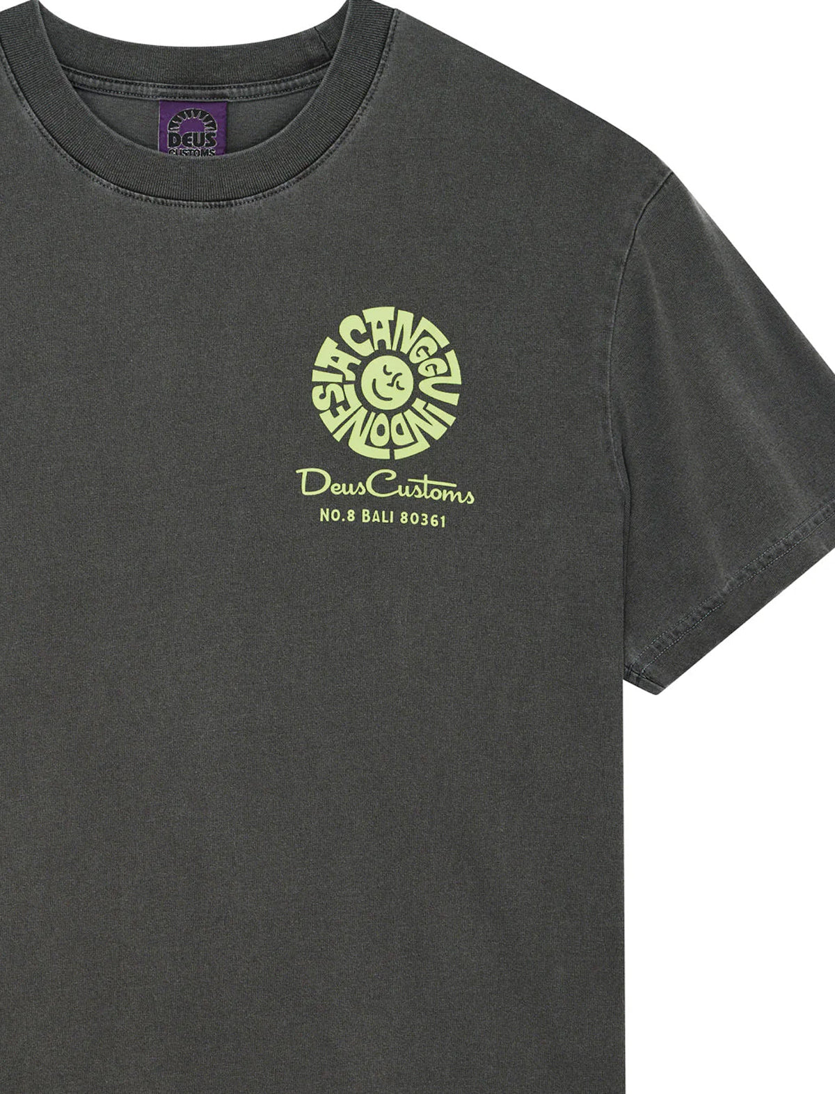 Deus Ex Machina Canggu Address T-Shirt Anthracite