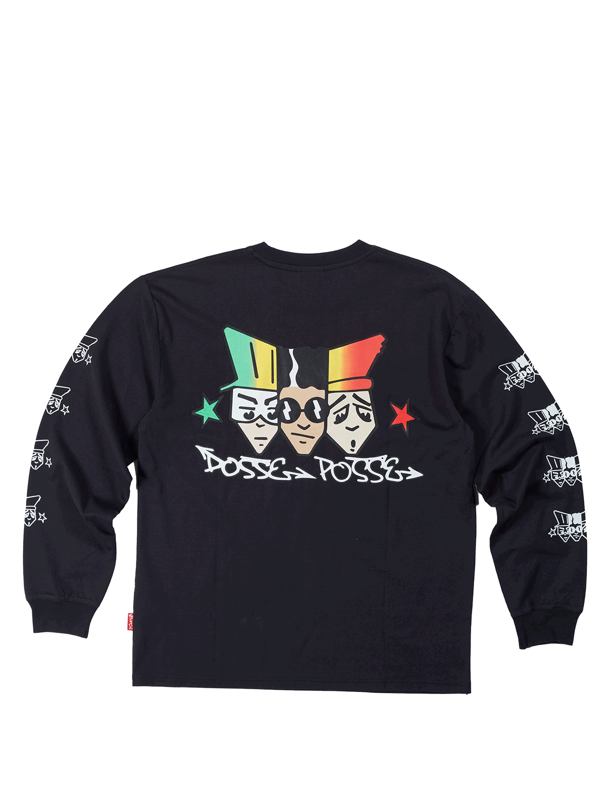 Dosse Posse DP007 Long Sleeve T-Shirt Vintage Black