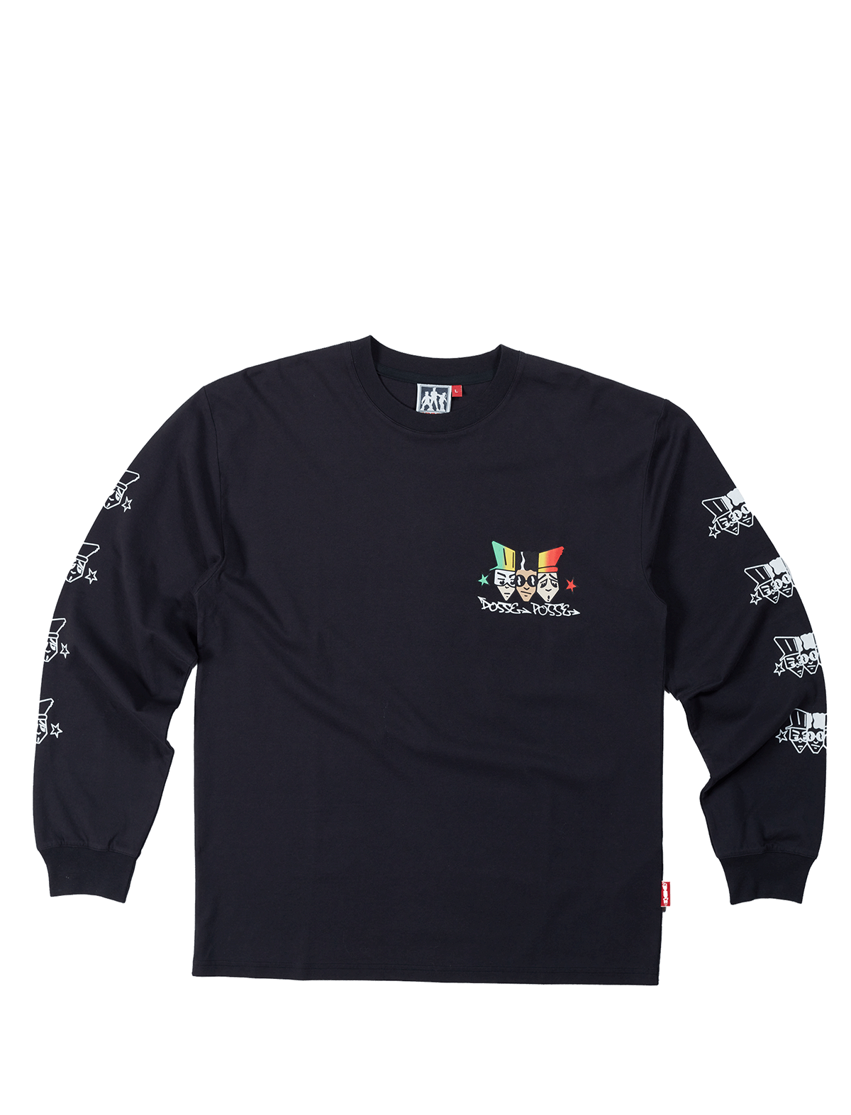 Dosse Posse DP007 Long Sleeve T-Shirt Vintage Black