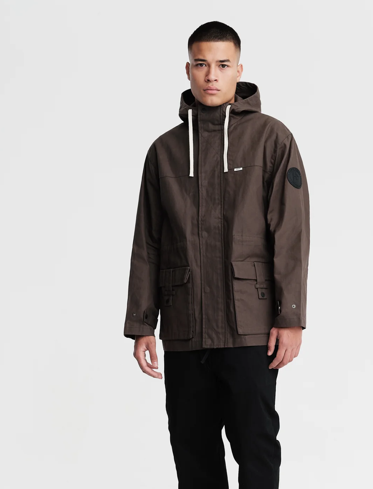 Parlez Drax Jacket Khaki Green