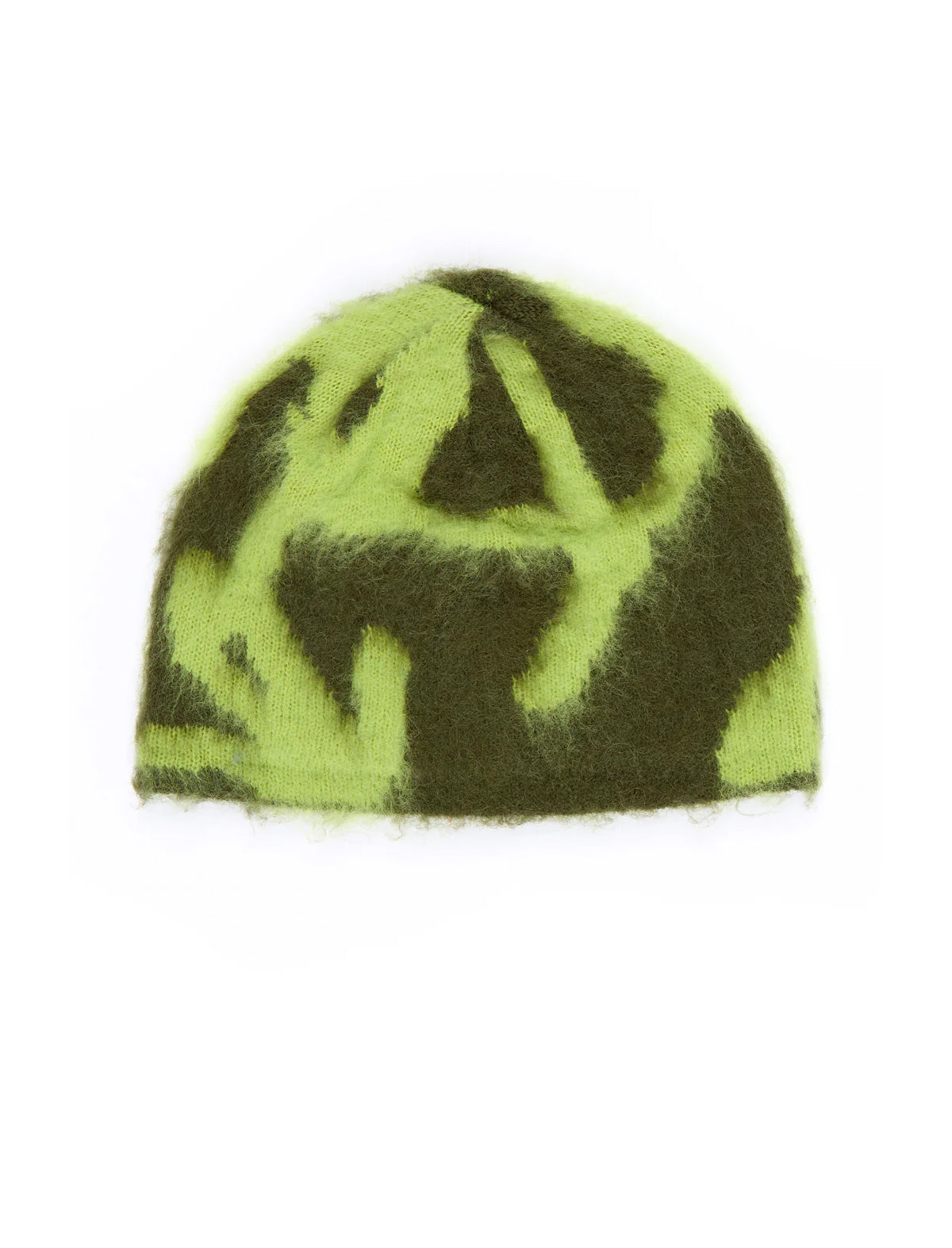 Gramicci Mohair Burly Runningman Beanie Chartreuse