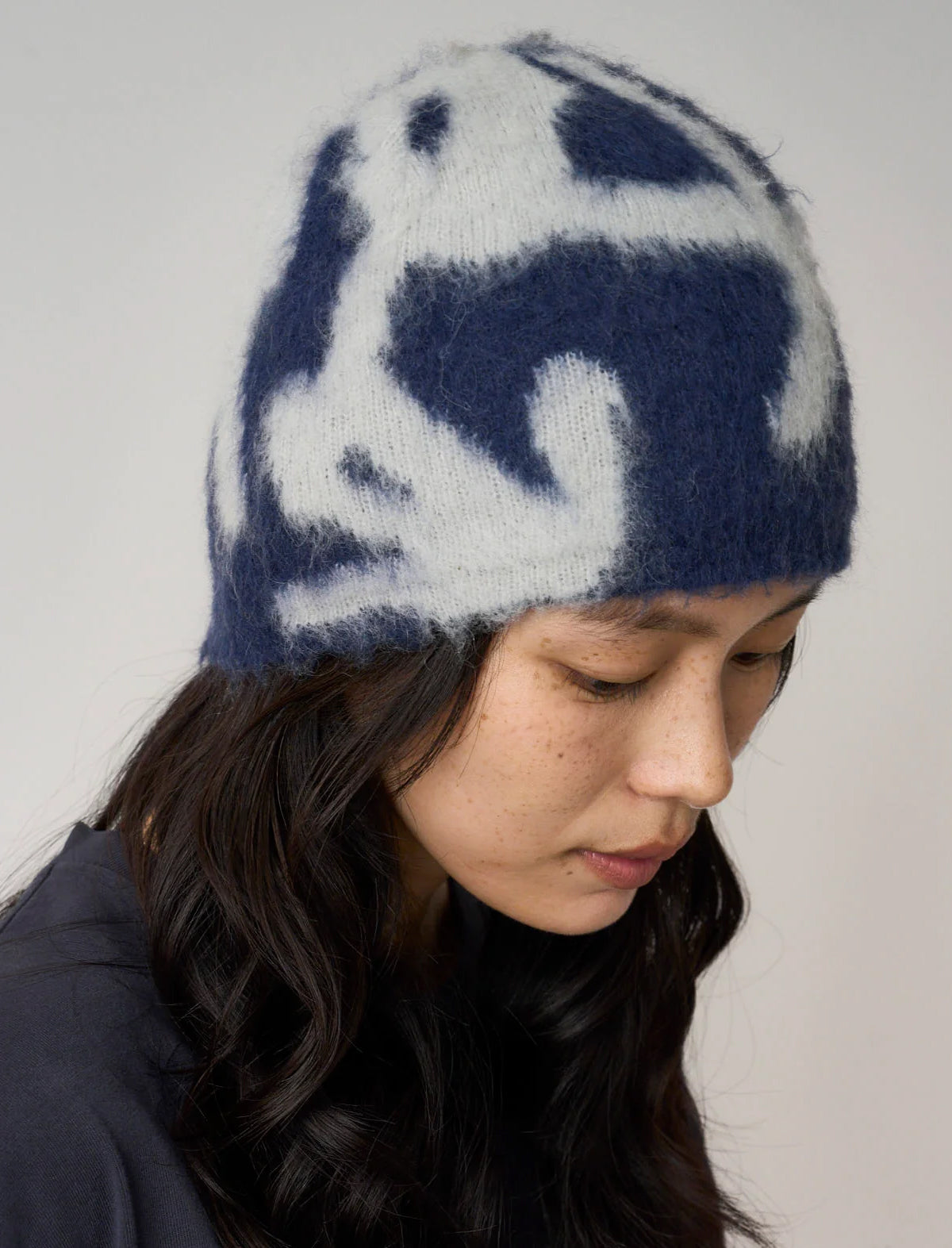 Gramicci Mohair Burly Runningman Beanie Midnight