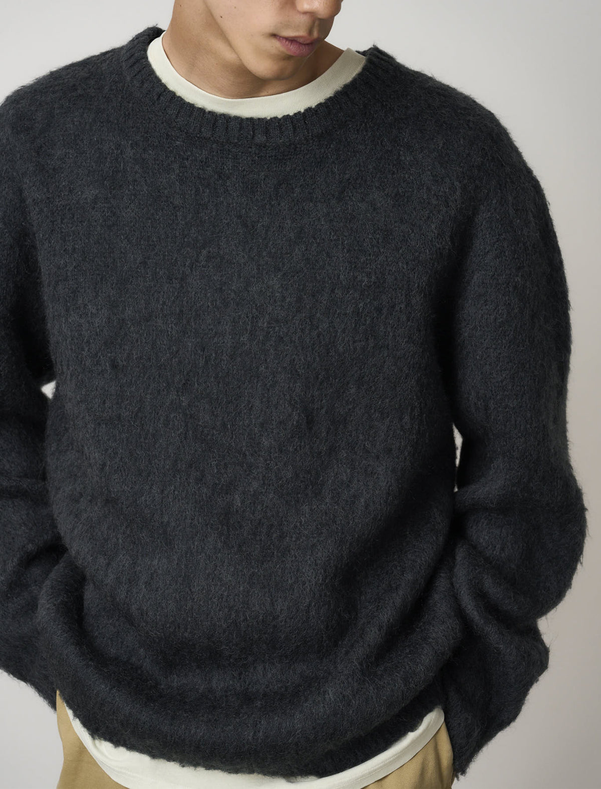 Gramicci Mohair Sweater Charcoal