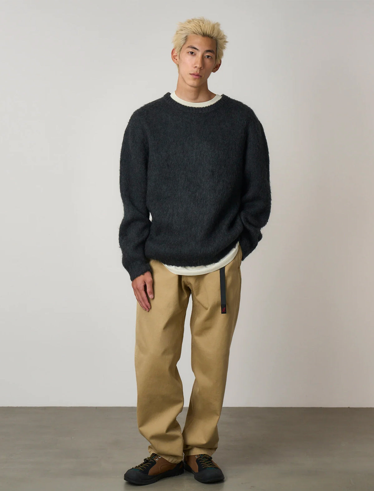 Gramicci Mohair Sweater Charcoal