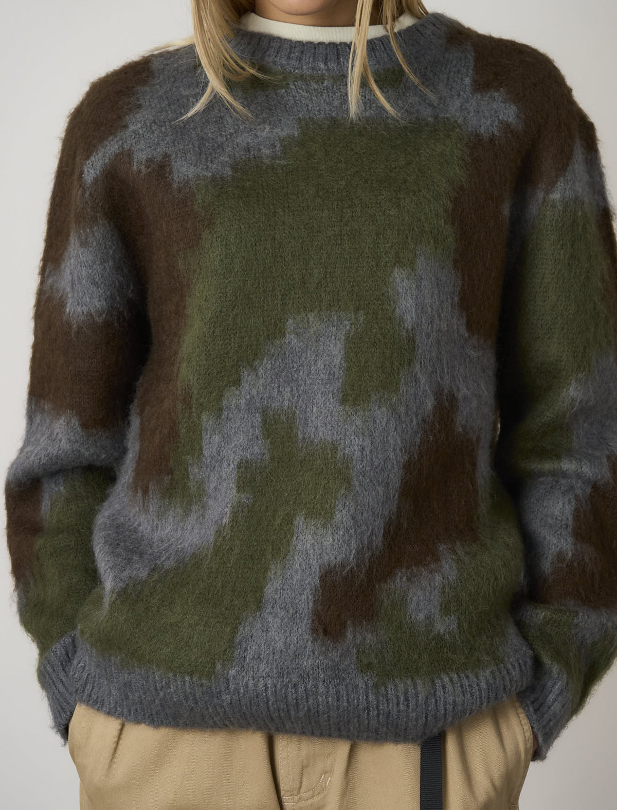 Gramicci Mohair Sweater Jungle Digi Camo