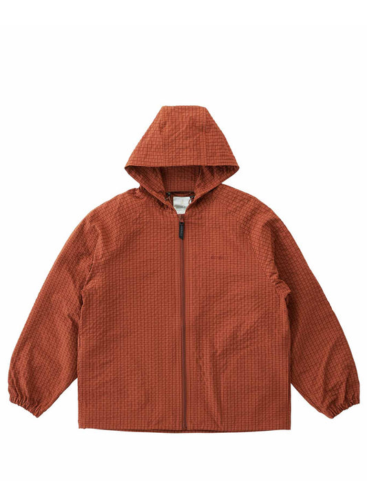 Gramicci Northside Plaid Hooded Jacket Brick
