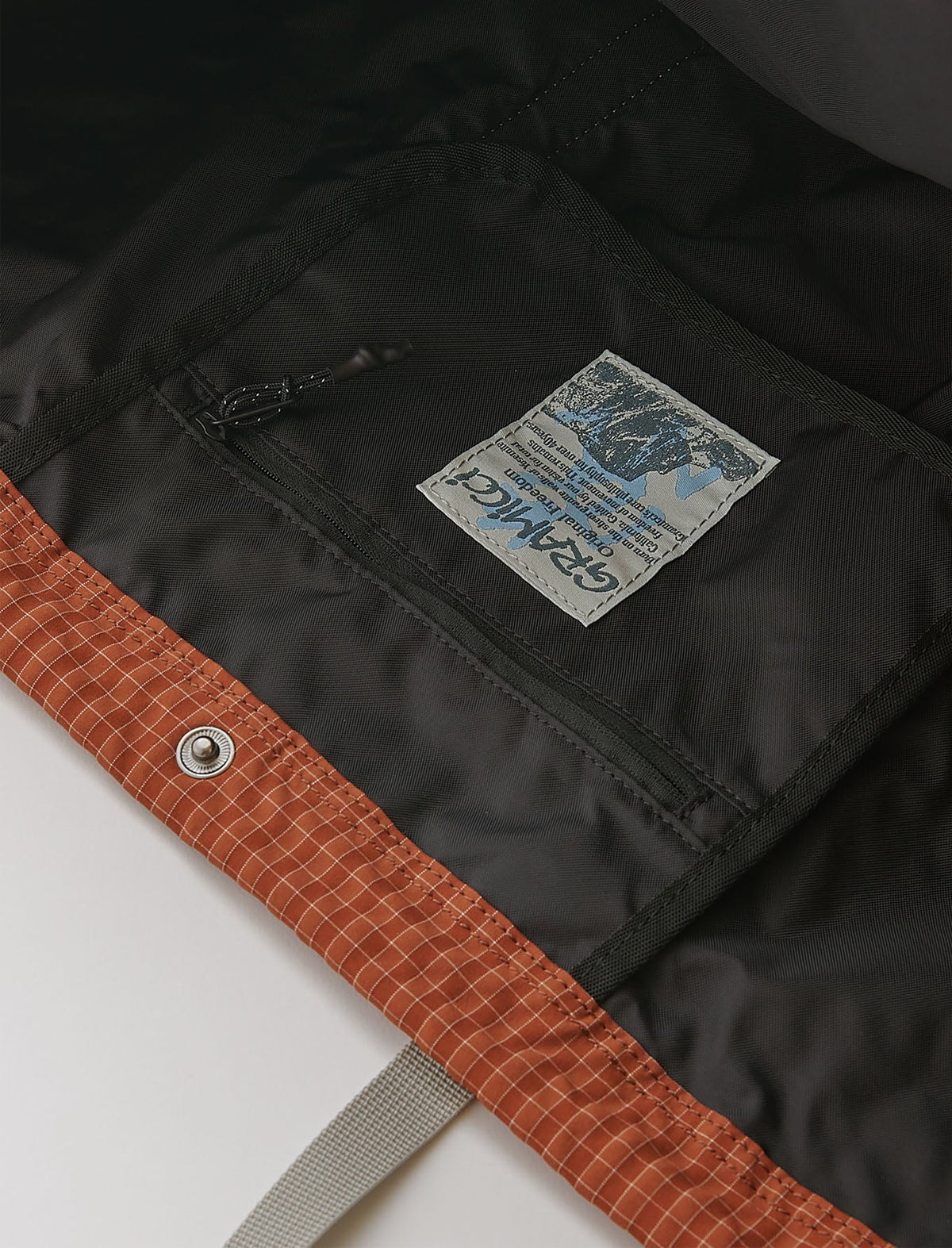 Gramicci Plaid Climbing Tote Bag Brick
