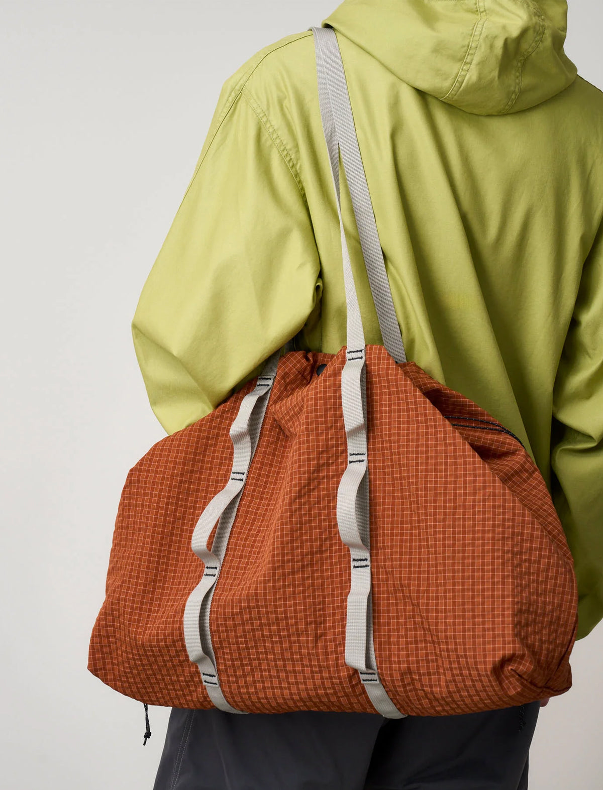 Gramicci Plaid Climbing Tote Bag Brick