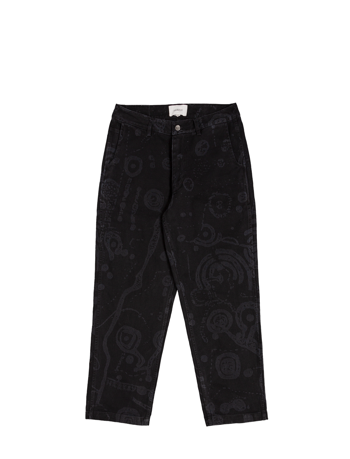 Heresy Carvings Trousers Black