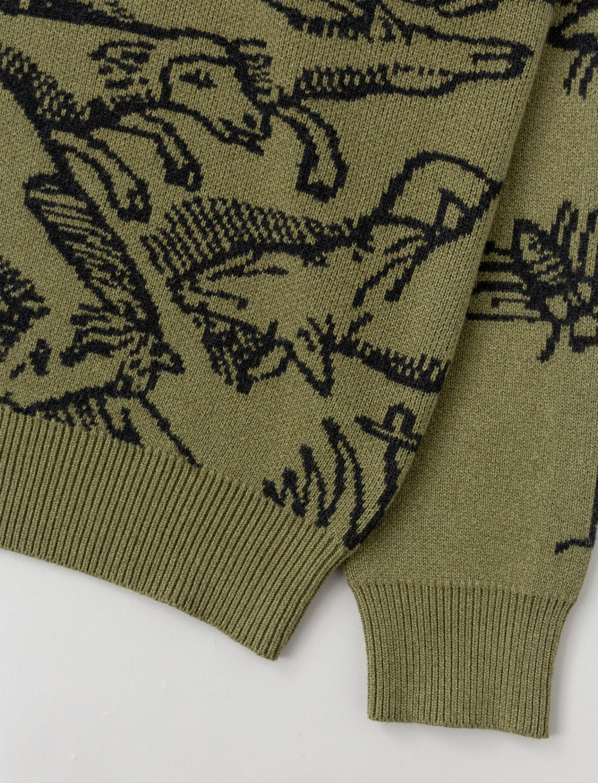 Heresy Plague Knit Sweater Green