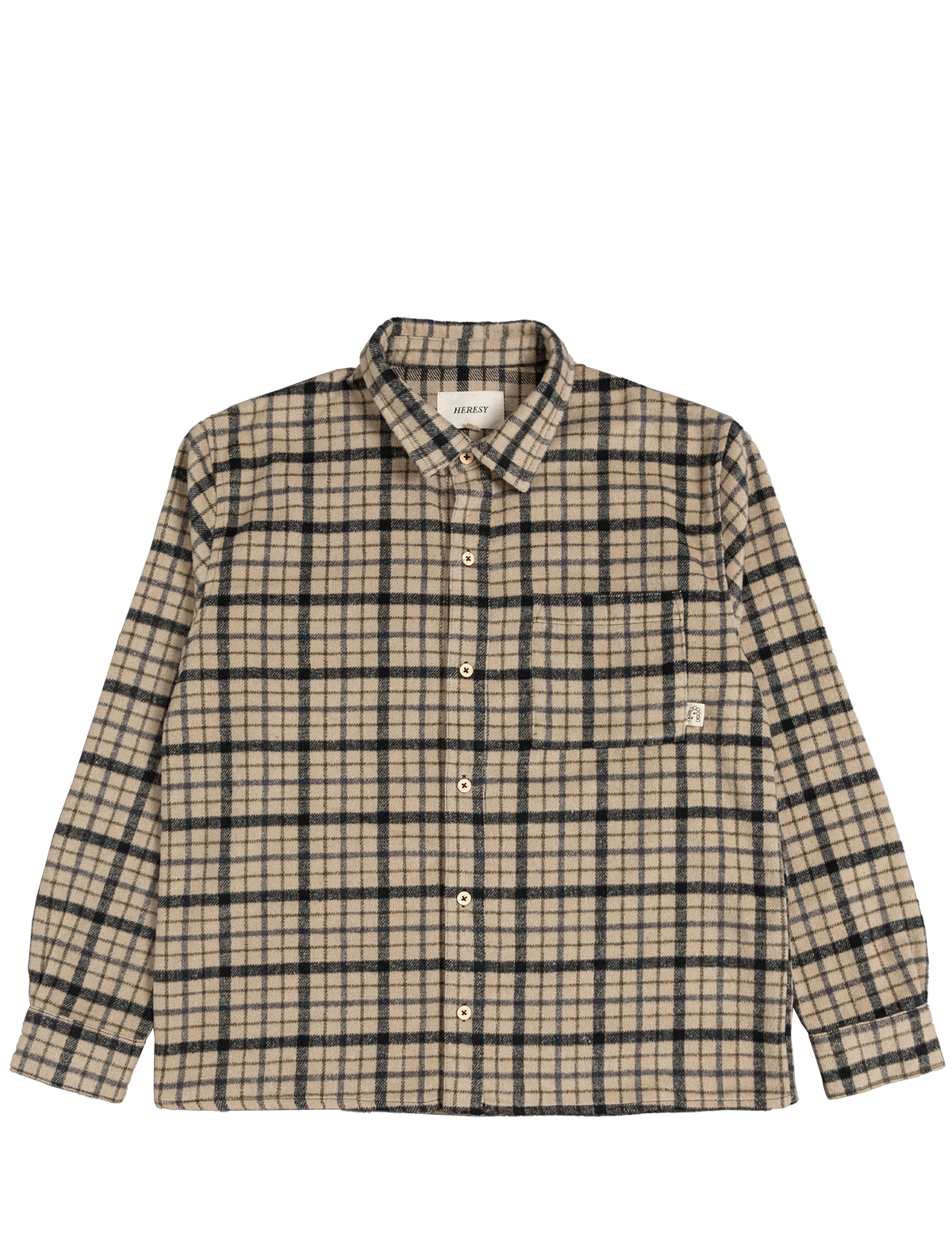 Heresy Steady Shirt Biscuit/Grey