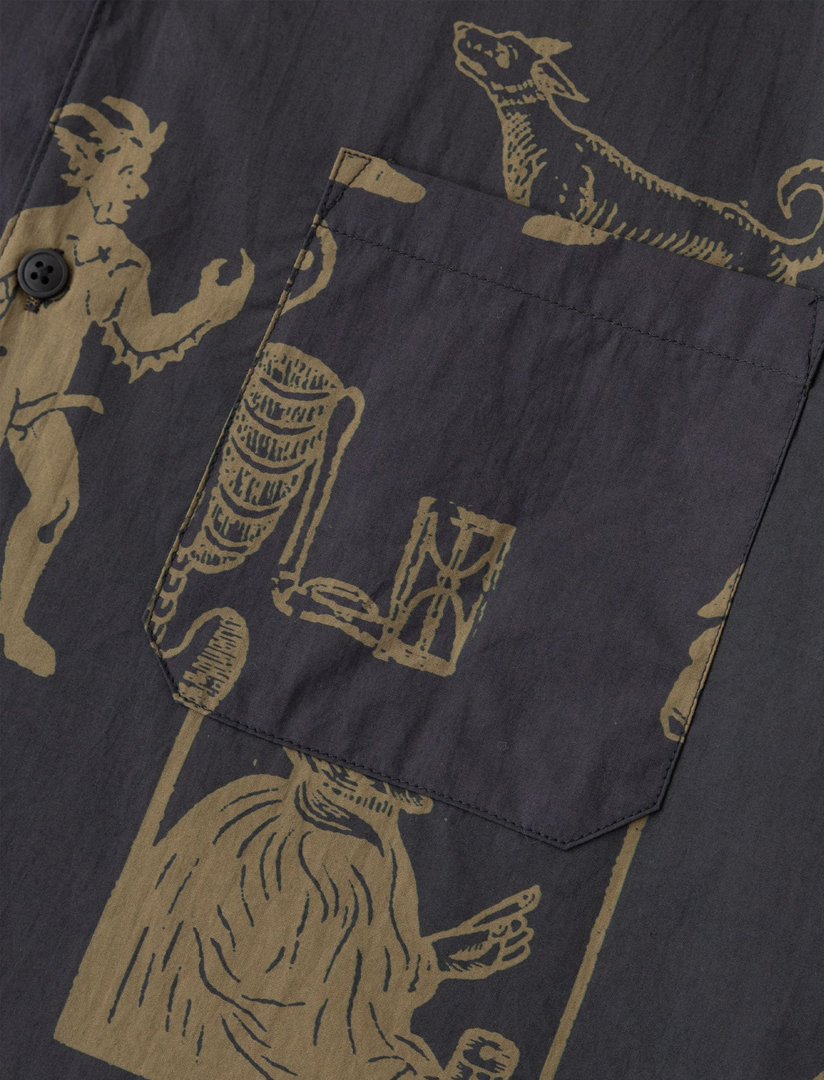 Heresy Woodcut Shirt Black
