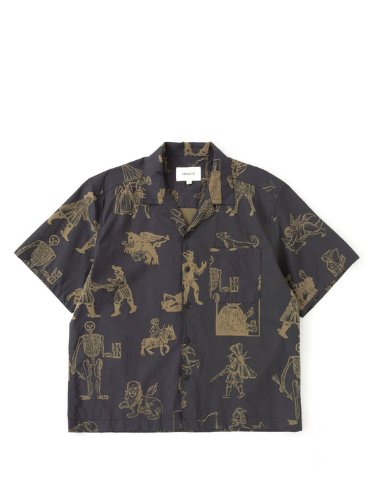 Heresy Woodcut Shirt Black