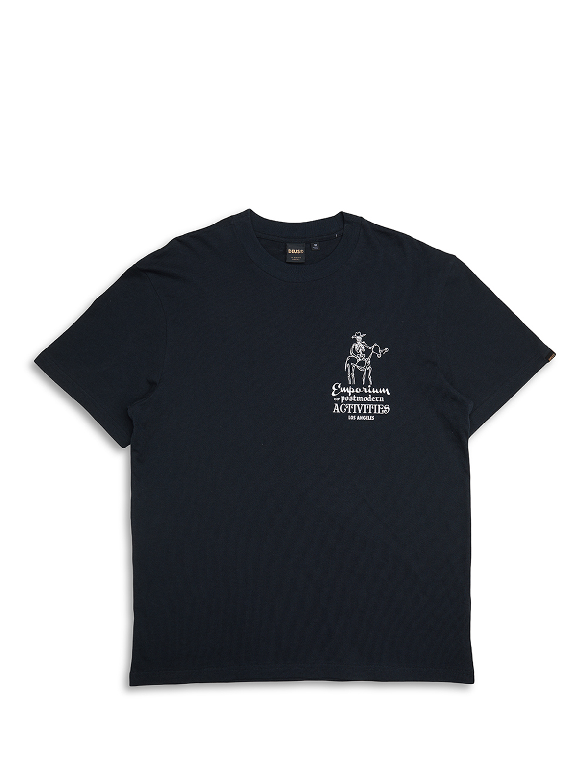 Deus Ex Machina 'The Riders Friend' LA Address Tee Black