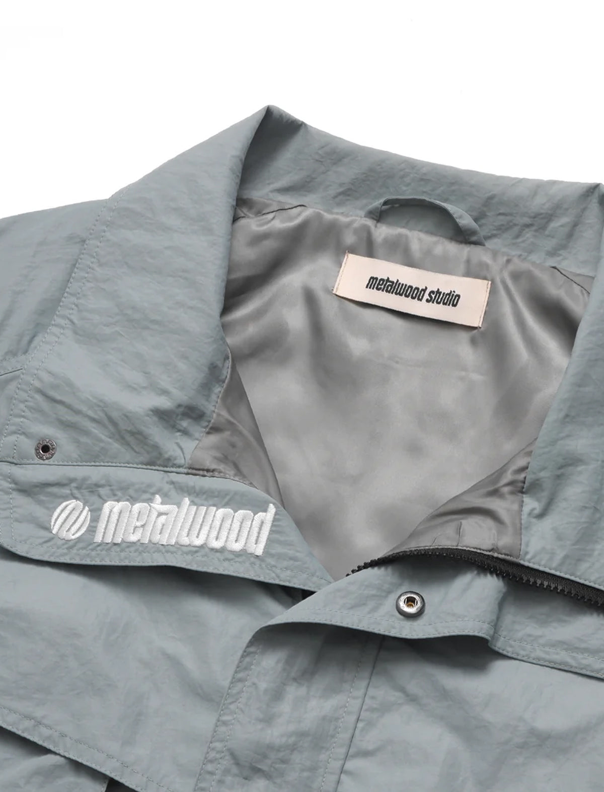 Metalwood Bomber Jacket Seafoam