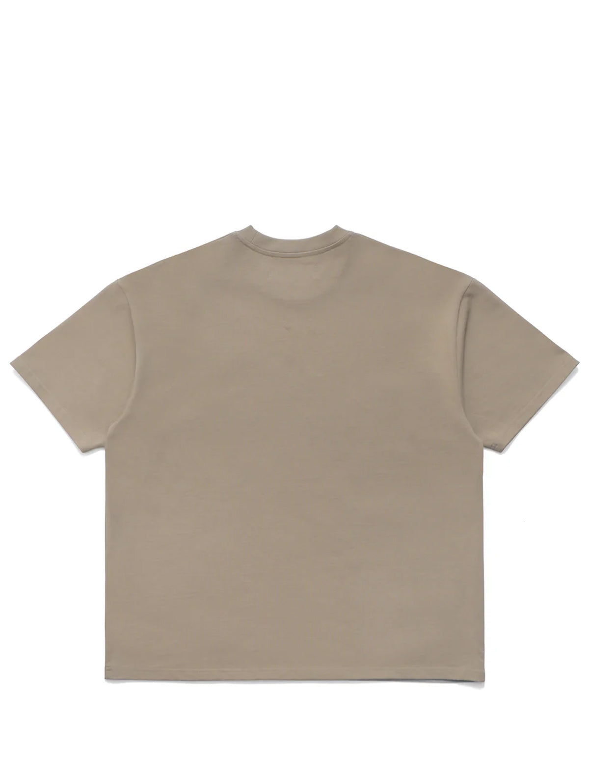 Beige t-shirt on a white background