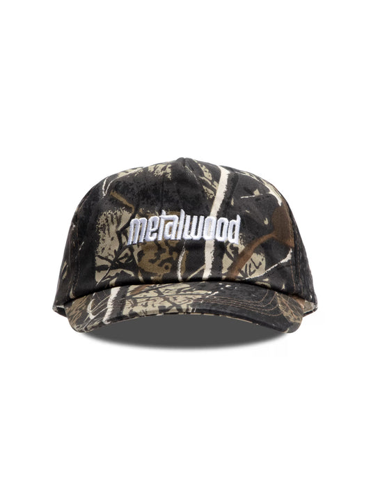 Metalwood Logo 5 Panel Cap Real Leaf Camo
