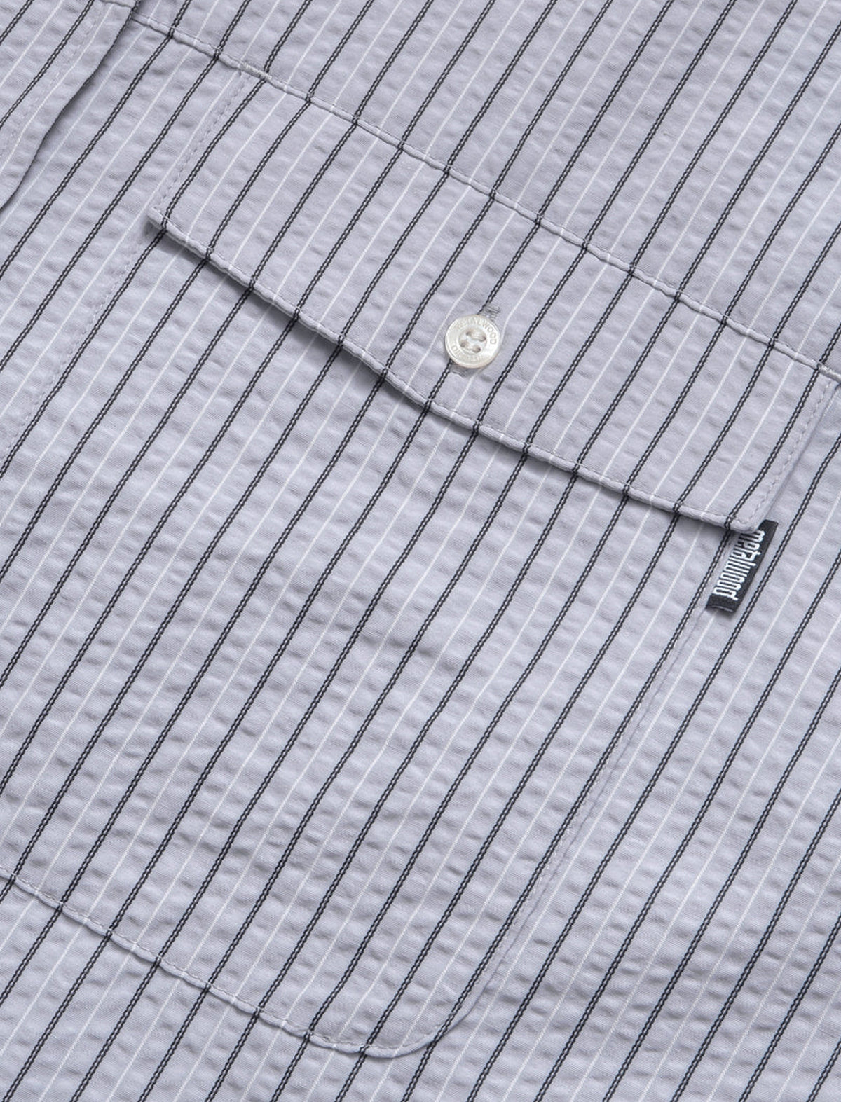 Metalwood Seersucker Fishing Shirt Sky Blue