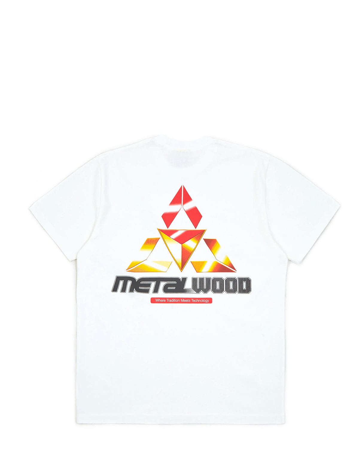 Metalwood Tri-Metal T-Shirt White