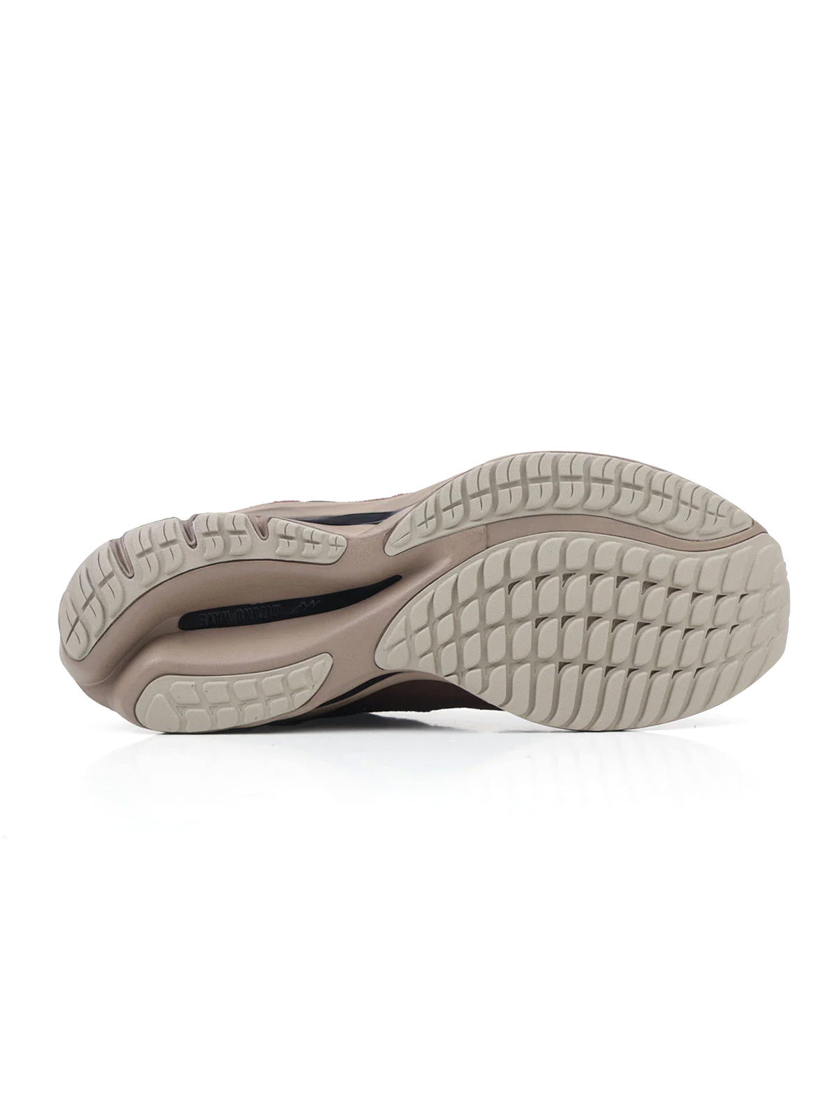 Brown shoe sole on a white background