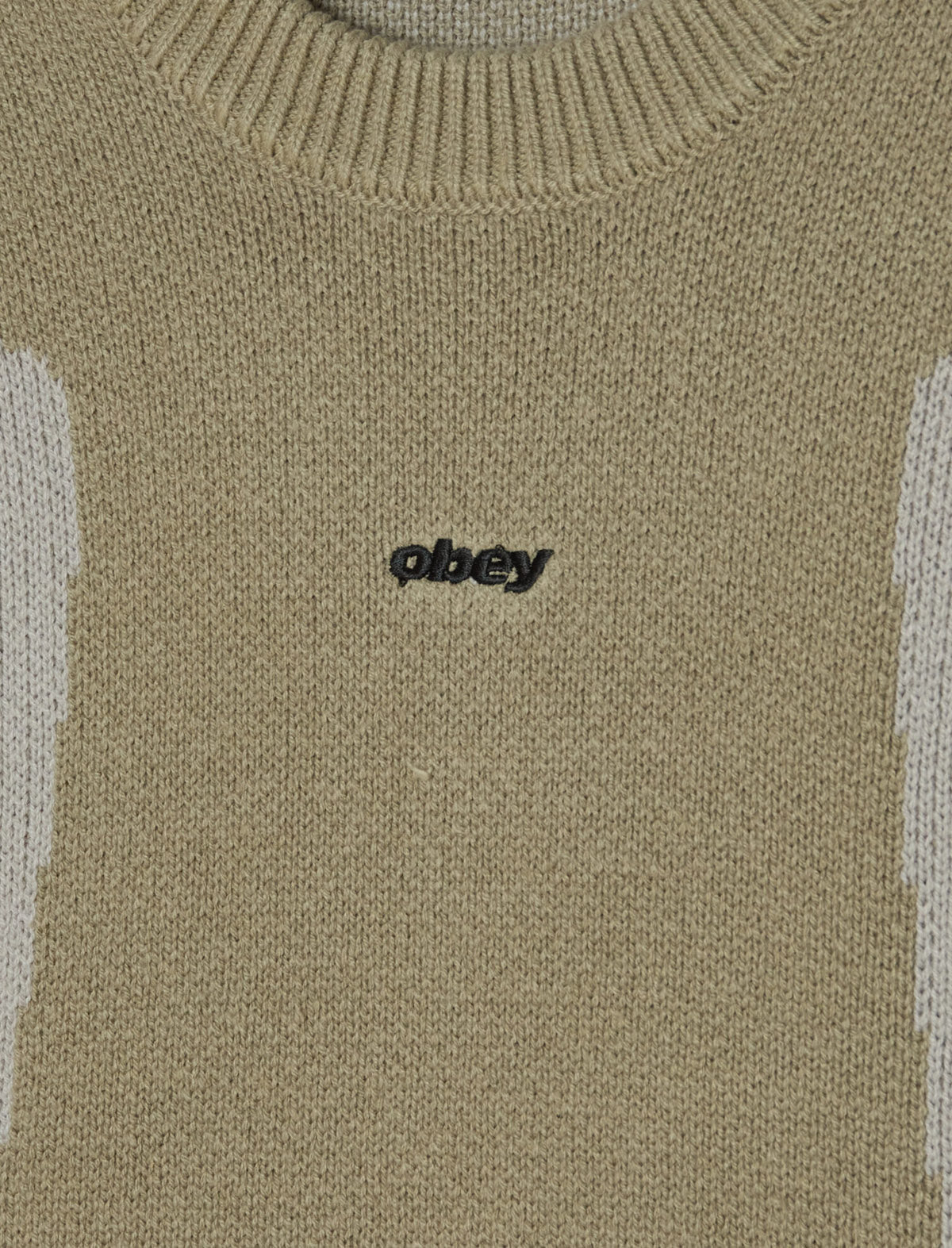 Obey Brann Sweater Grey Multi