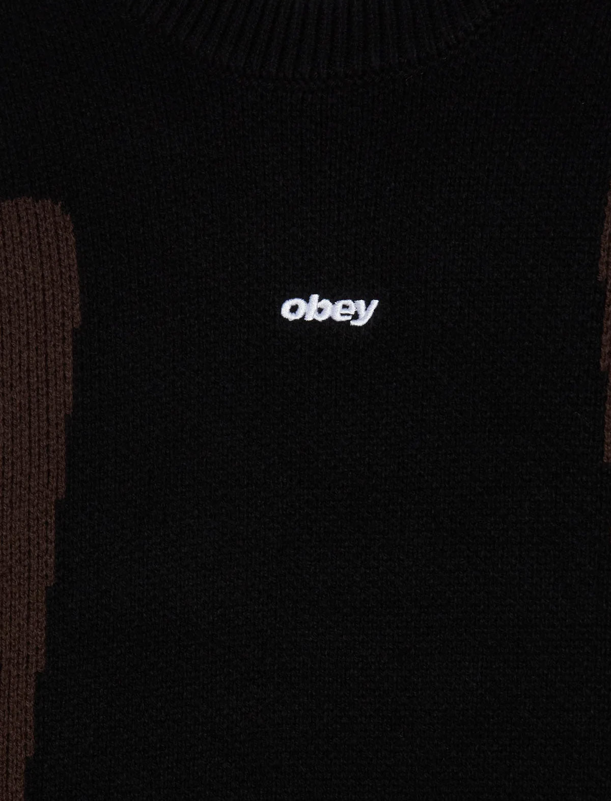 Obey Brann Sweater Digital Black