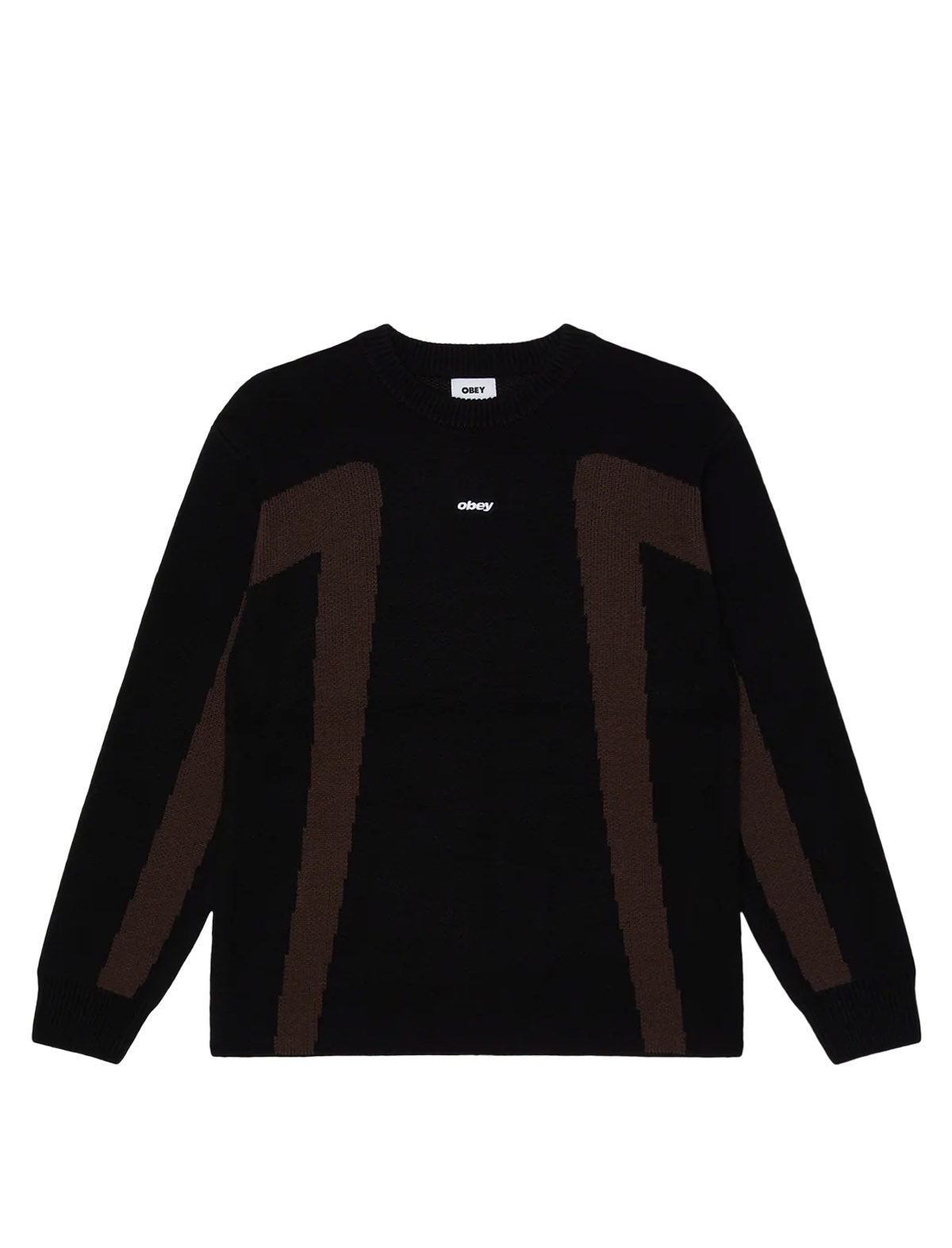 Obey Brann Sweater Digital Black