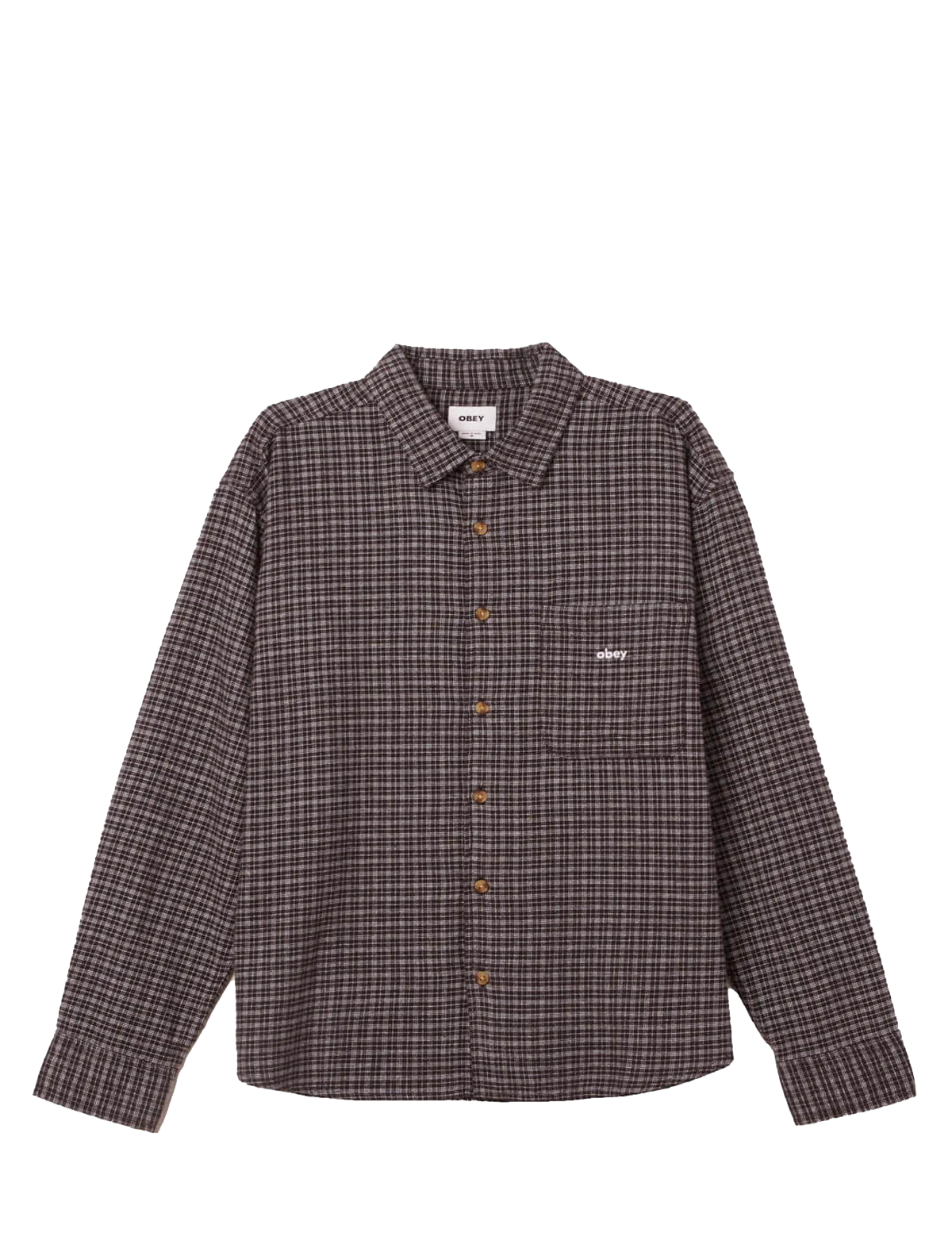 Obey Bigwig Knox Woven Shirt Black Multi