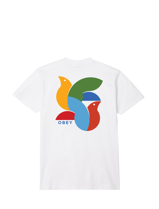 Obey Bird T-Shirt White