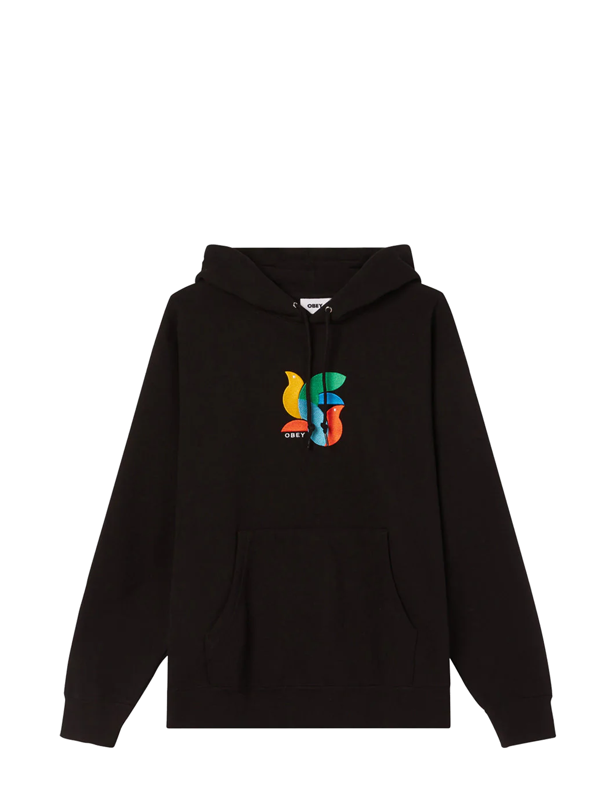 Obey Edison Hoodie Black