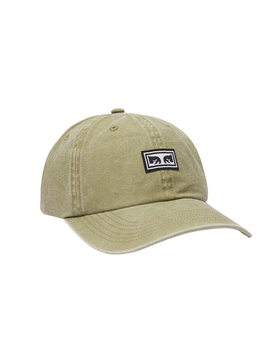 Obey Eyes Pigment 6 Panel Cap Khaki