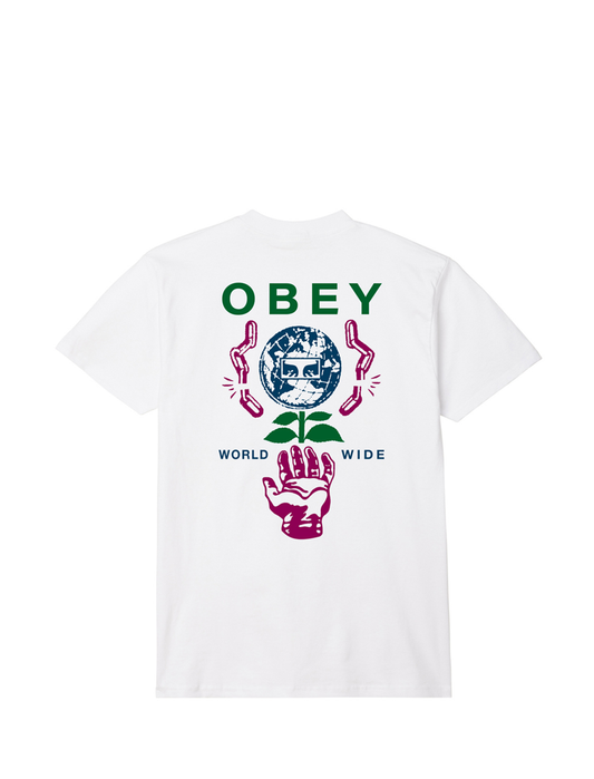 Obey Helping Hand T-Shirt White