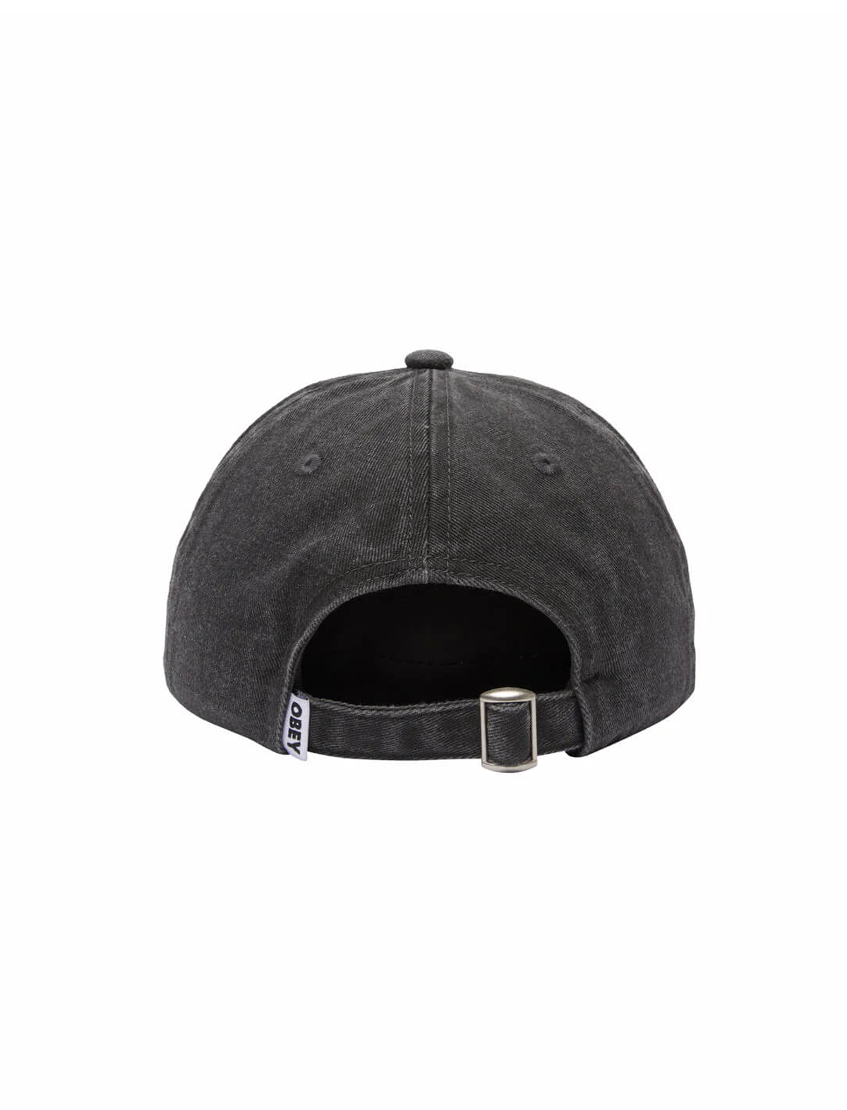 Obey Pigment Nova 6 Panel Velcro Back Cap Black