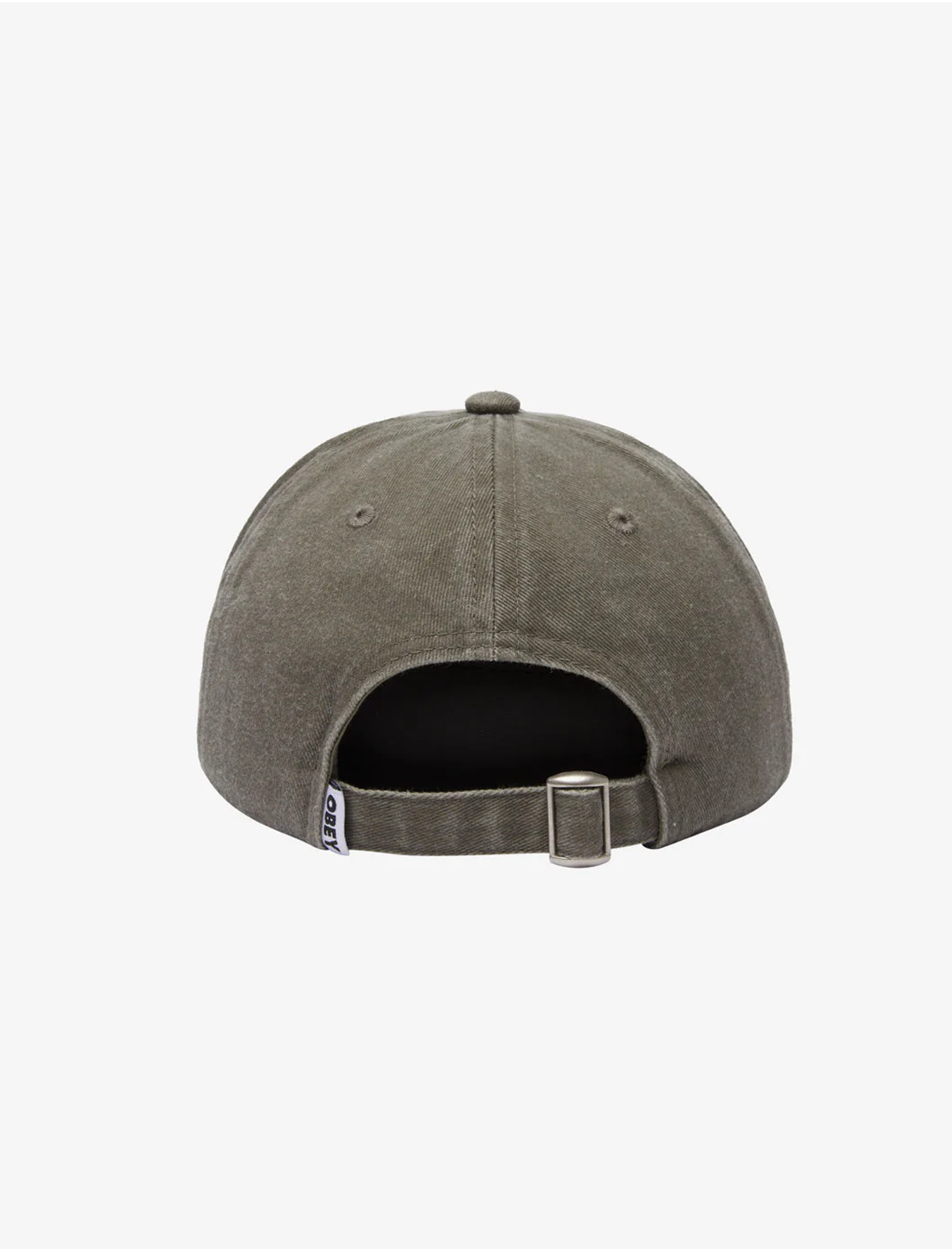 Obey Pigment Nova 6 Panel Velcro Back Cap Olive