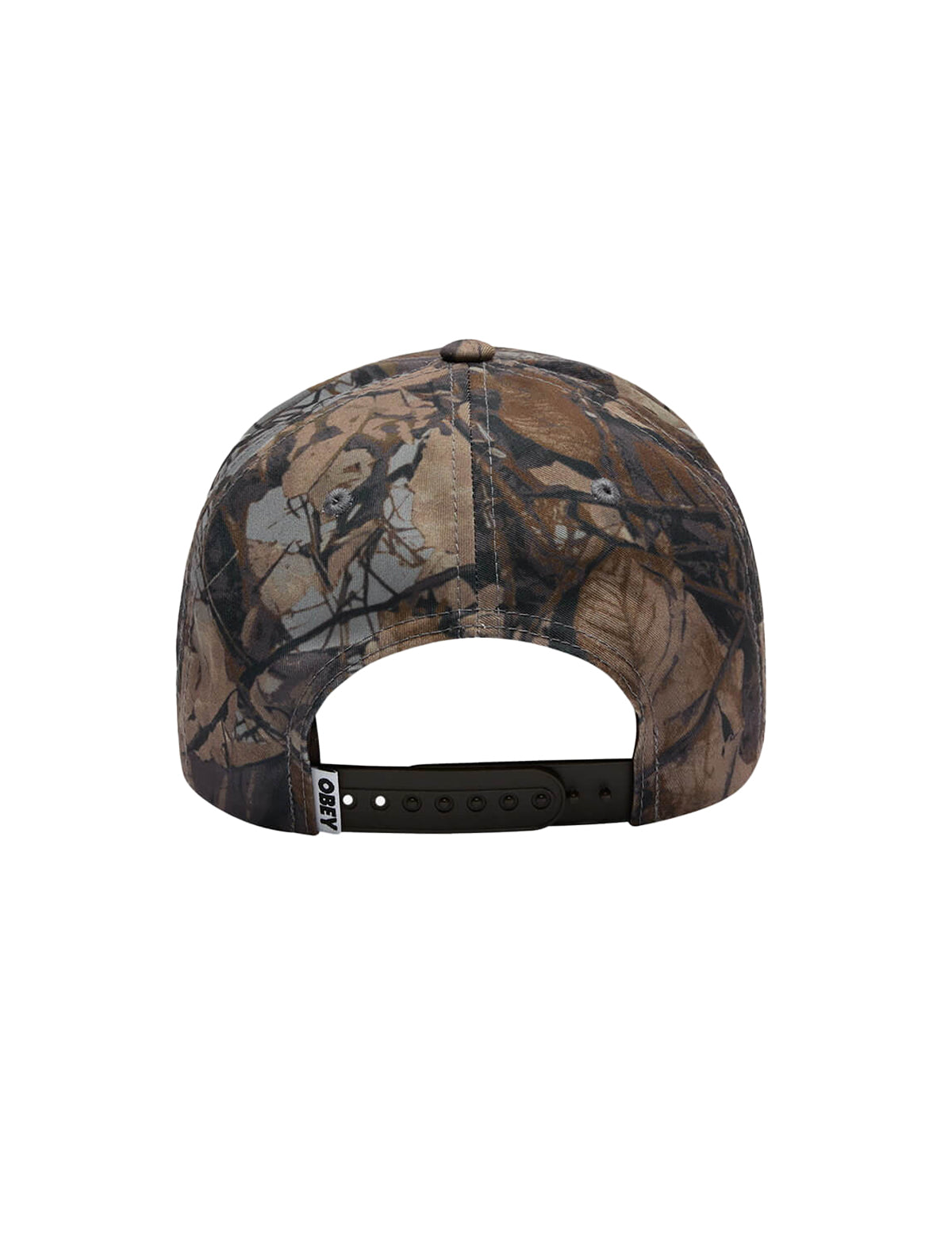 Obey Speed Squad 5 Panel Snapback Cap Fence Camo