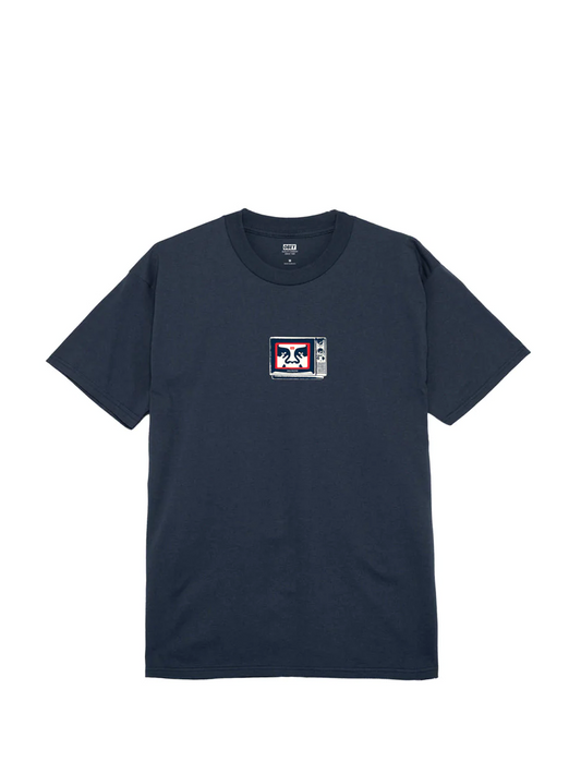 Obey TV T-Shirt Navy