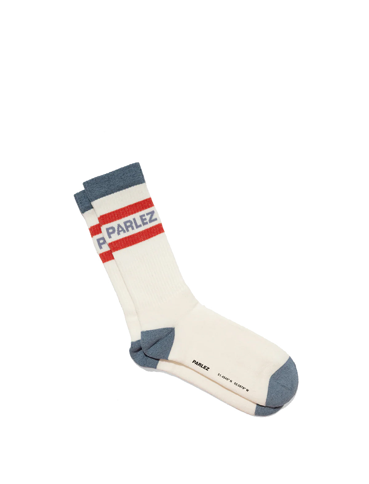 Parlez Strive Socks White/China Blue