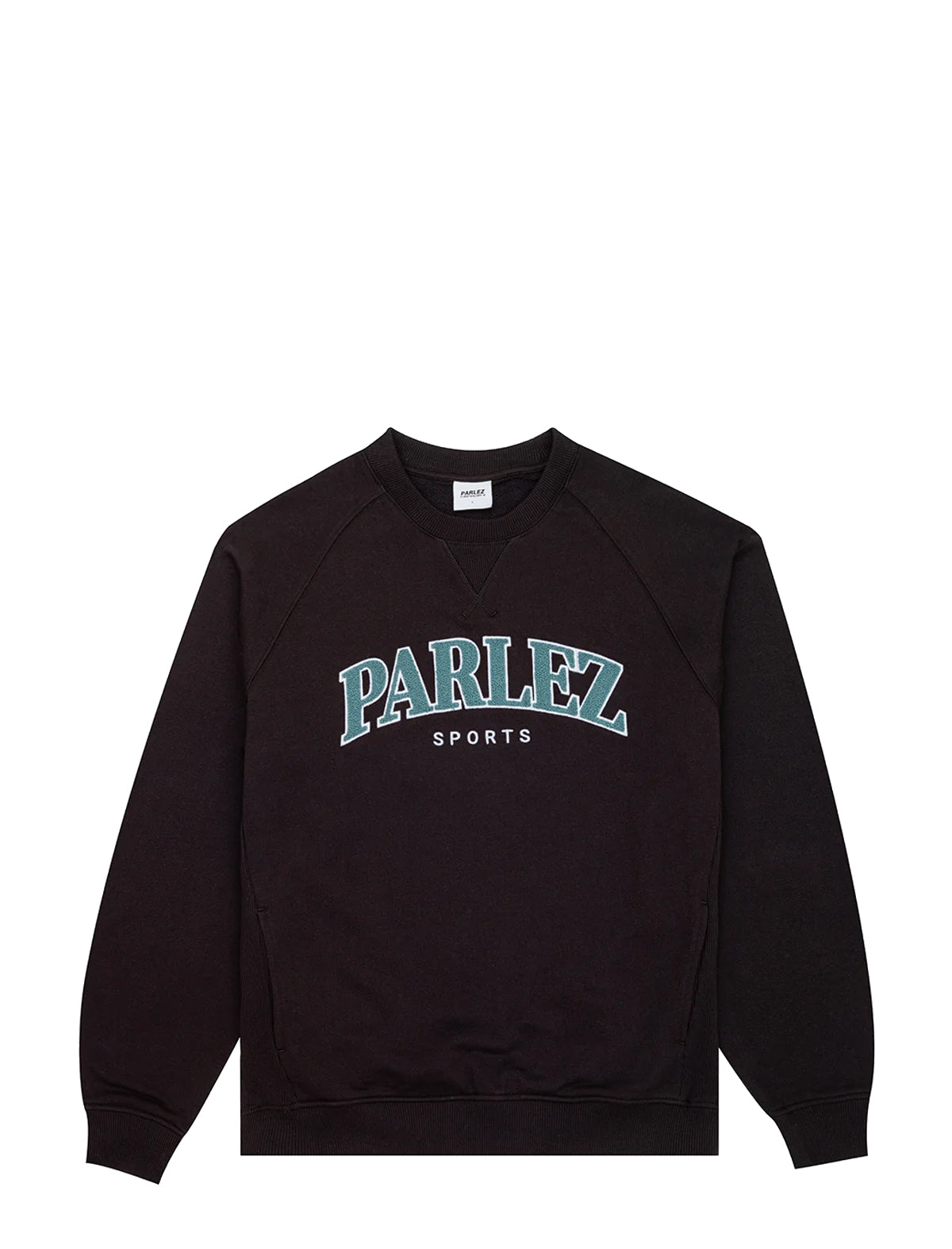 Parlez Varsity Crew Sweatshirt Black