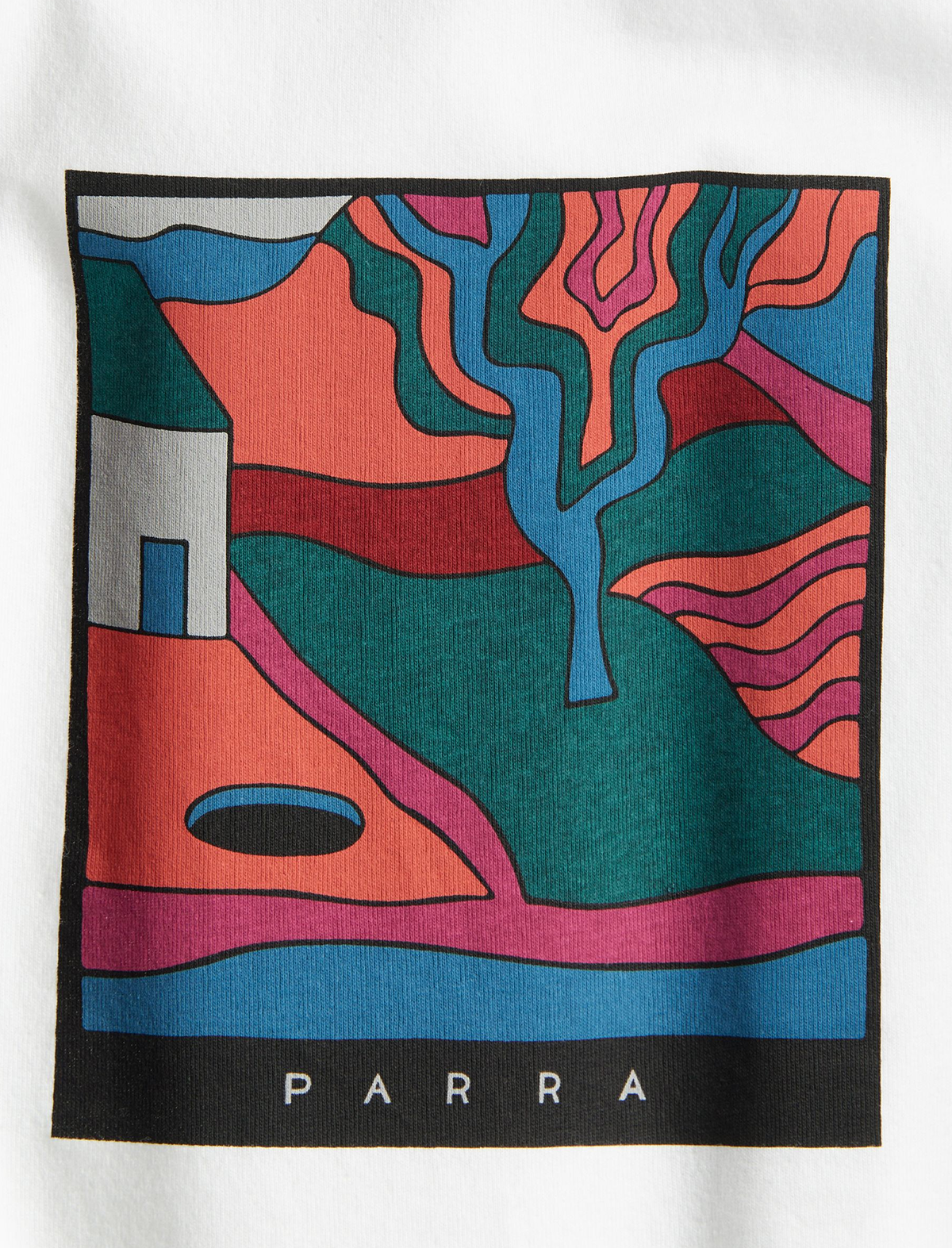 By Parra Hole In The Yard T-Shirt White