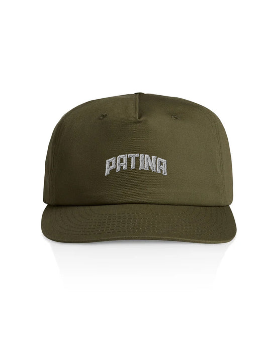 Patina Arch Logo Cap Army