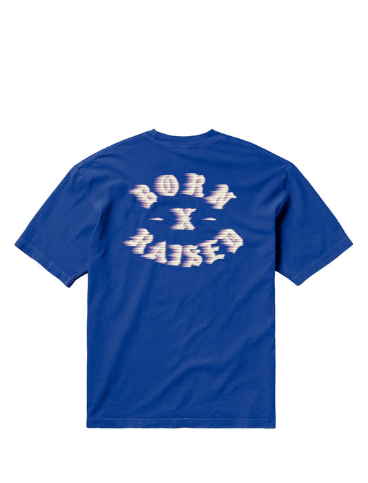 Born X Raised Speed Rocker T-Shirt in Blue – back