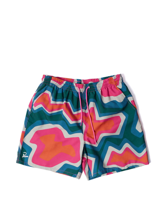 By Parra Gem Stone Print Swimming Shorts on a White background