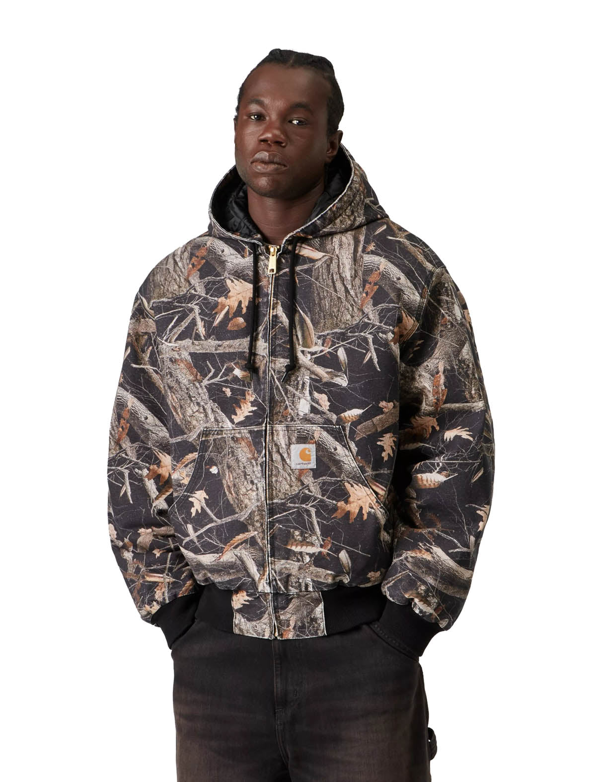 Carhartt WIP OG Active Jacket Camo Feather Tree/Black/Heavy Stone Wash