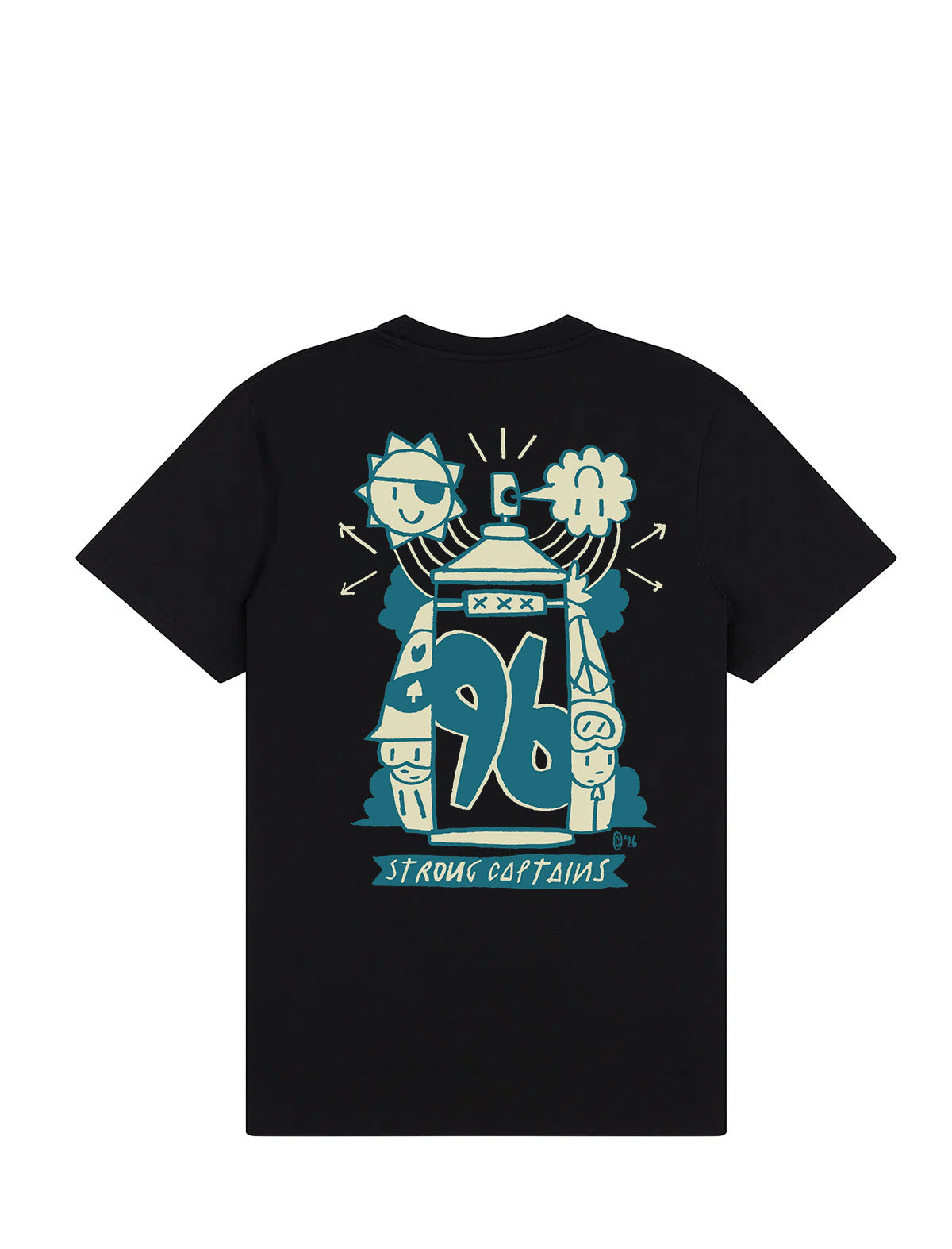 Kid Acne Strong Captains '96 T-Shirt Black
