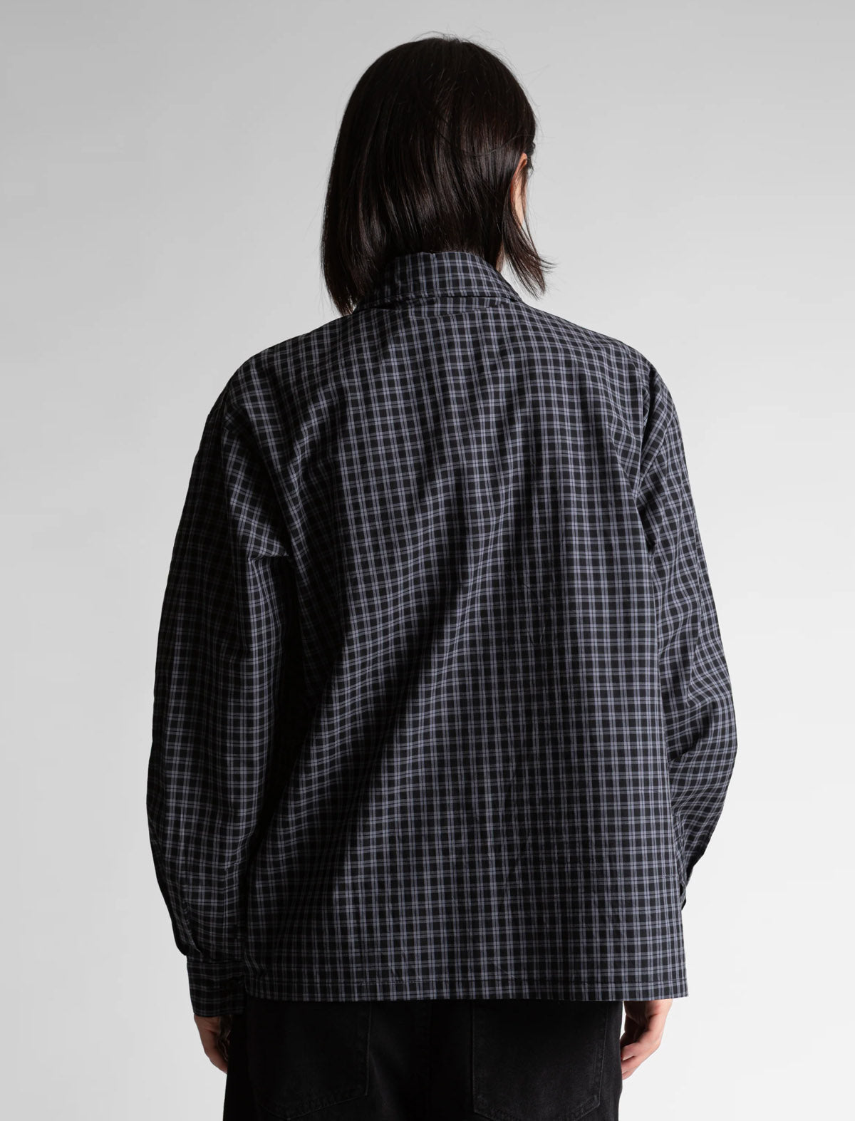 Wasted Paris Cross Shirt Black Tartan
