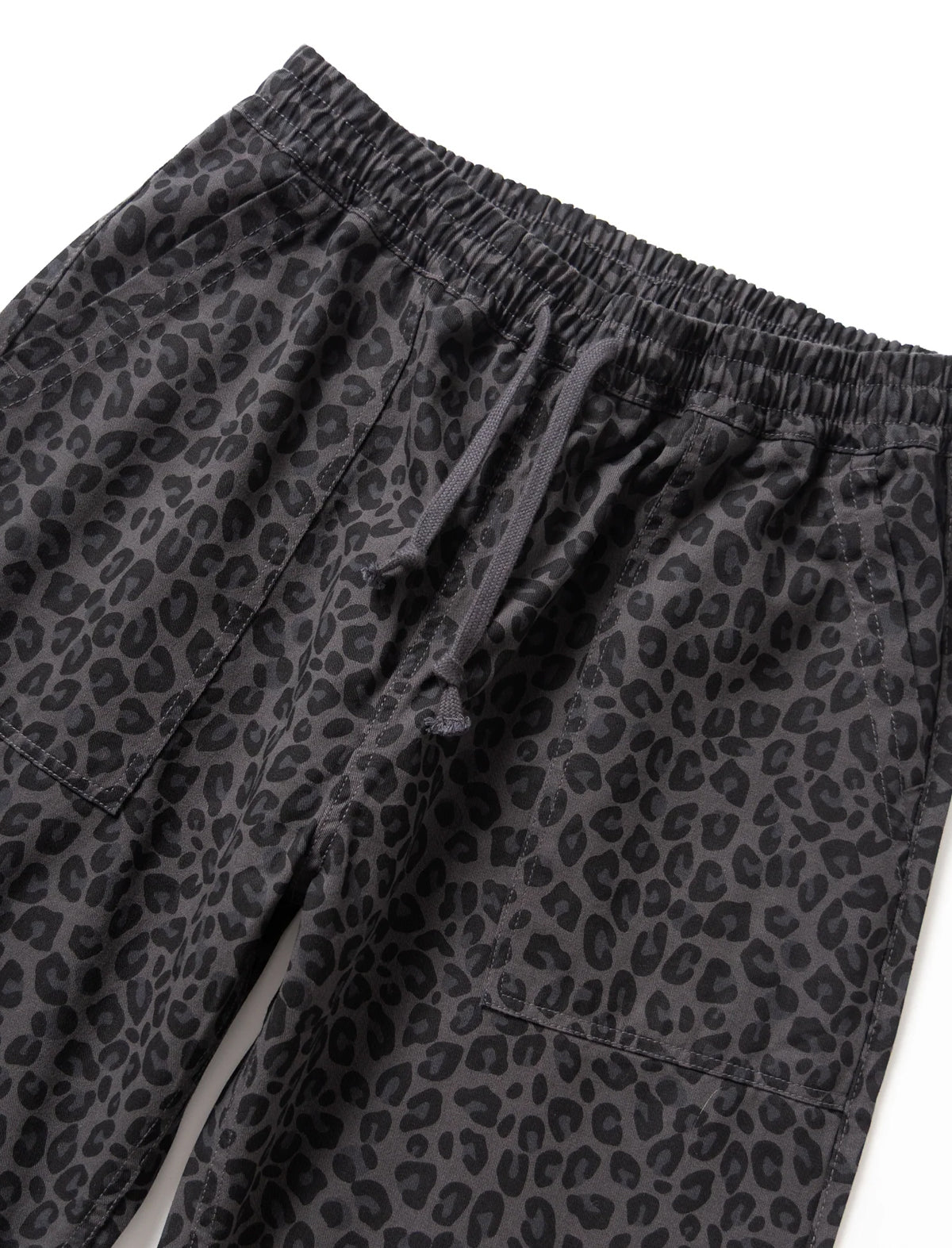 Service Works Patterned Easy Chef Pants Black Leopard
